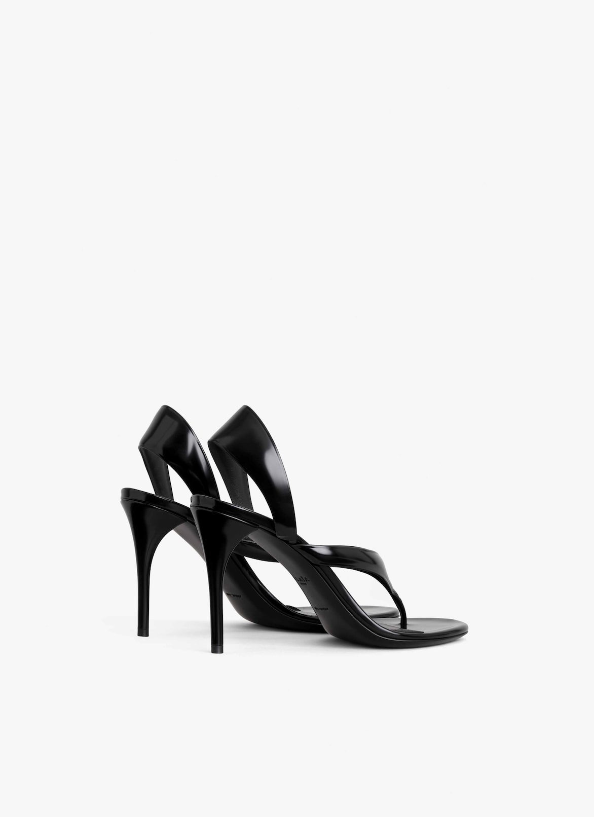 INFRADITO SANDALS IN LEATHER ALAÏA BLACK INFRADITO SANDALS IN LEATHER